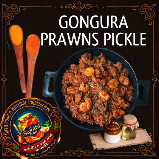 Gongura Prawns Pickle